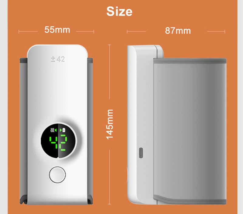 BestToU rechargeable baby bottle warmer with digital controls and compact design for easy bottle warming at home.